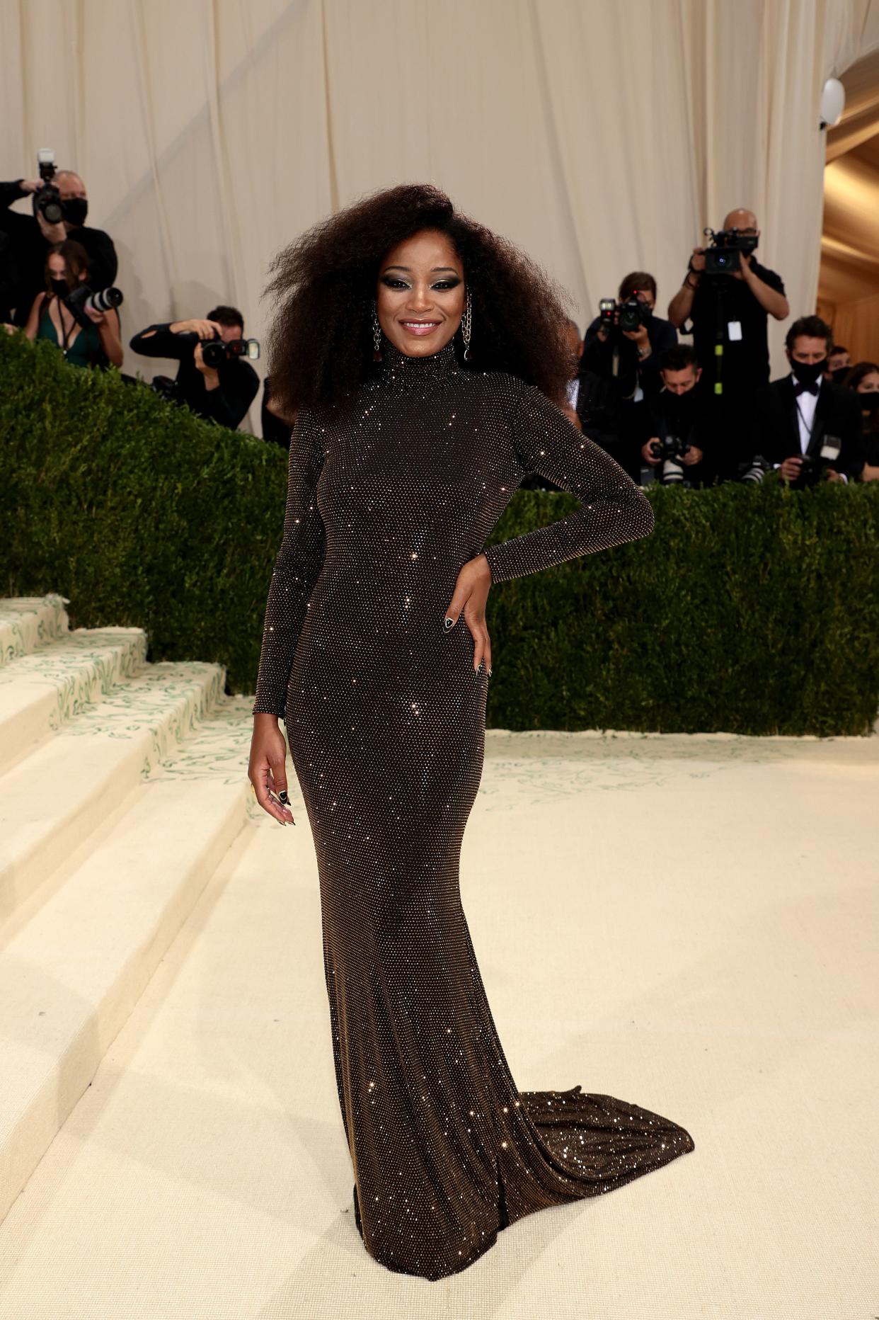 Keke Palmer attends The 2021 Met Gala Celebrating In America: A Lexicon Of Fashion at Metropolitan Museum of Art on Sept. 13, 2021 in New York City.