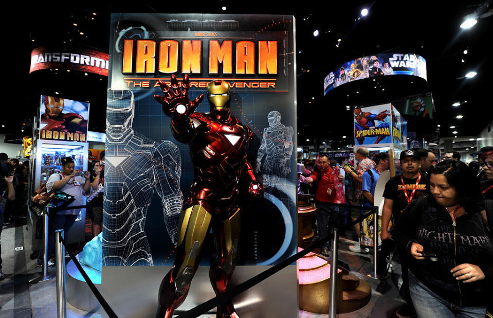 2010 Comic Con Iron Man display