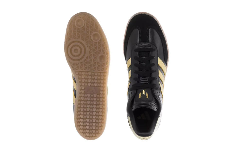 Messi Adidas Samba Black Gold 