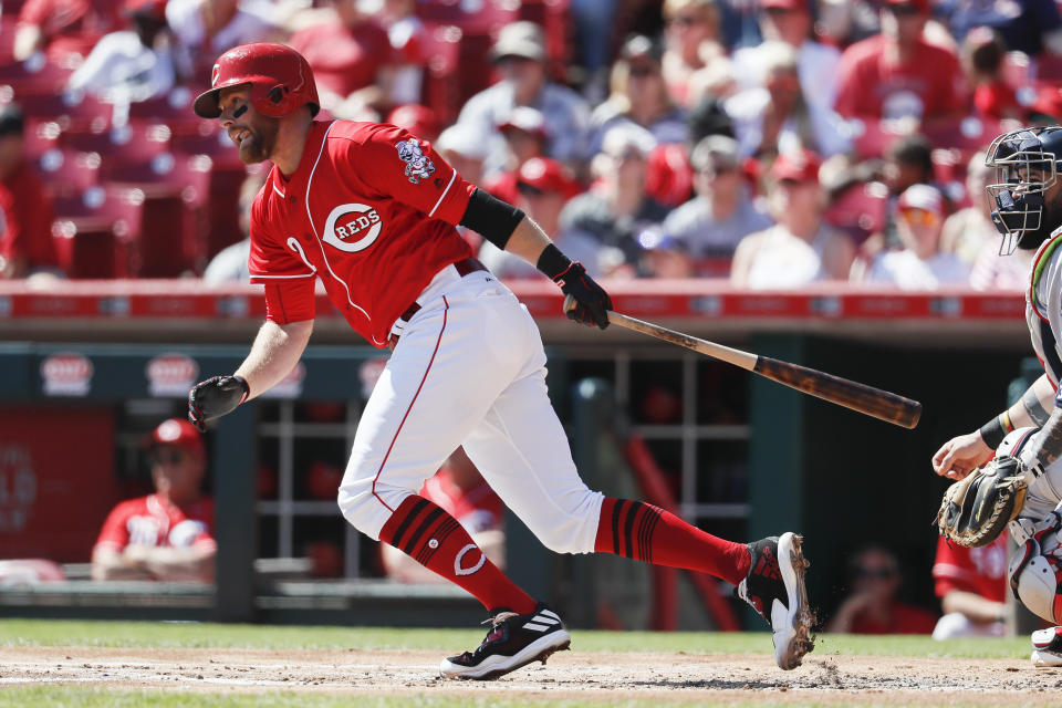 Zack Cozart will help the Angels make a push for the postseason. (AP Photo/John Minchillo)