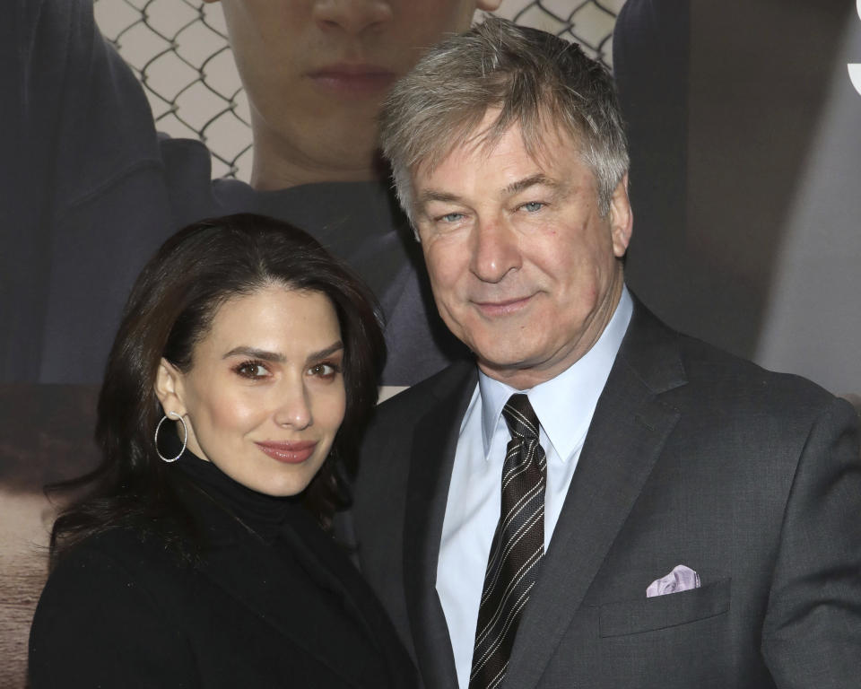 Hilaria Baldwin, left, and Alec Baldwin attend the Broadway opening night of "West Side Story" at The Broadway Theatre on Thursday, Feb. 20, 2020, in New York. (Photo by Greg Allen/Invision/AP)