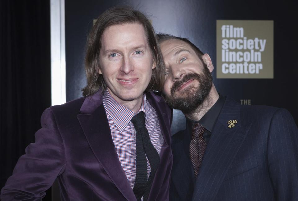 <div class="inline-image__caption"><p>Anderson with Ralph Fiennes at a <em>Grand Budapest Hotel</em> event.</p></div> <div class="inline-image__credit">Reuters</div>