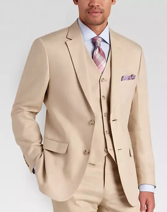 Modern Fit Linen Suit