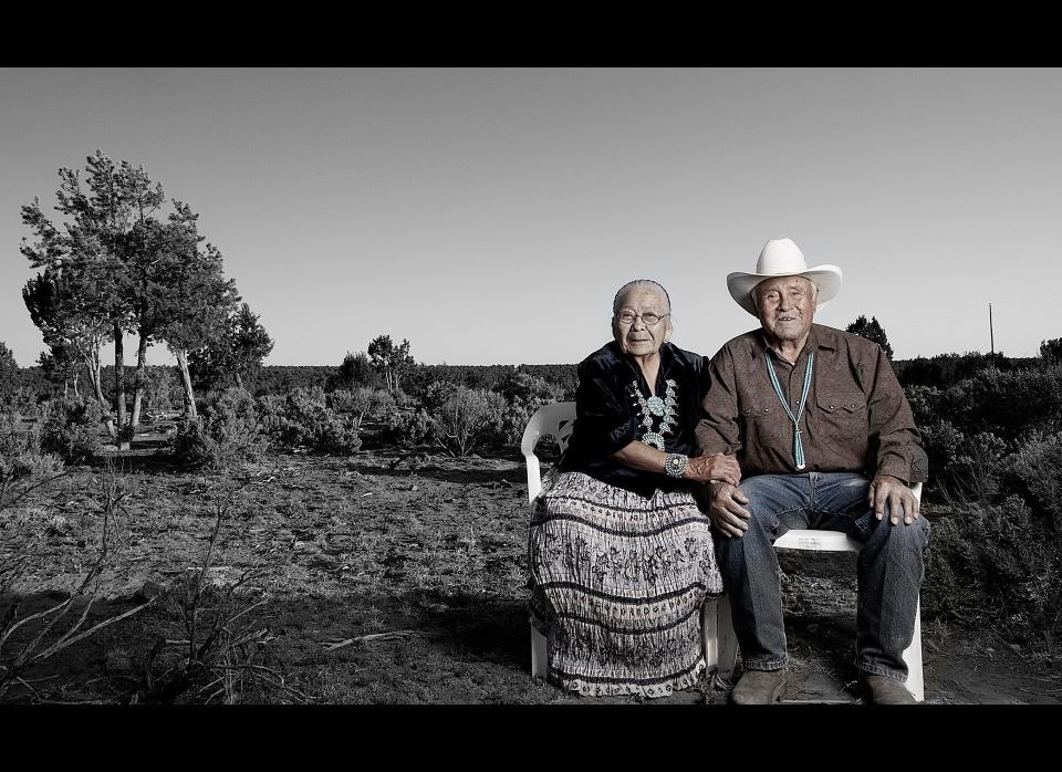 Robert and Fannie Mitchell. Tribal affiliation: Dine  Photograph: <a href="http://www.project562.com/" target="_hplink">Matika Wilbur</a>
