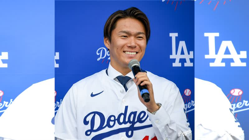 山本由伸合約中，包括每年獲得5張日本、美國來回機票。（圖／翻攝自道奇隊X）