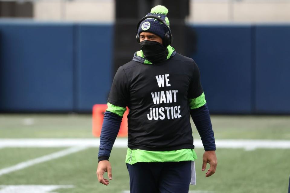 <p>Getting dressed for game day isn't as simple as you might think. It turns out, the NFL has several <a href="https://www.si.com/nfl/2019/06/11/in-praise-of-nfl-uniforms-rules-regulations" rel="nofollow noopener" target="_blank" data-ylk="slk:rules dedicated;elm:context_link;itc:0;sec:content-canvas" class="link ">rules dedicated</a> to how players have to dress before, during, and after games.</p>