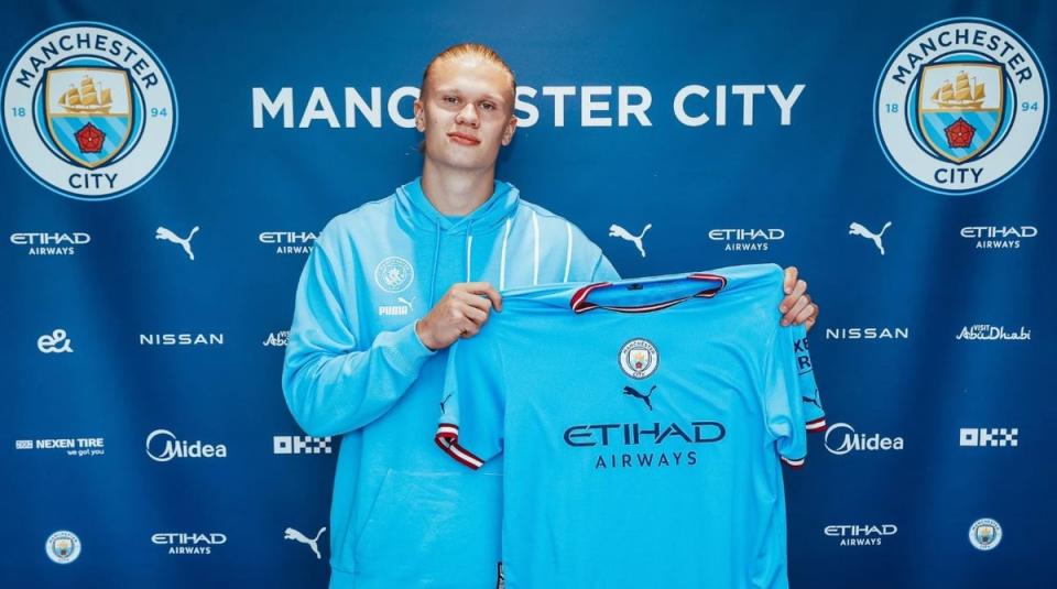  Erling Haaland signs for Manchester City (Manchester City)