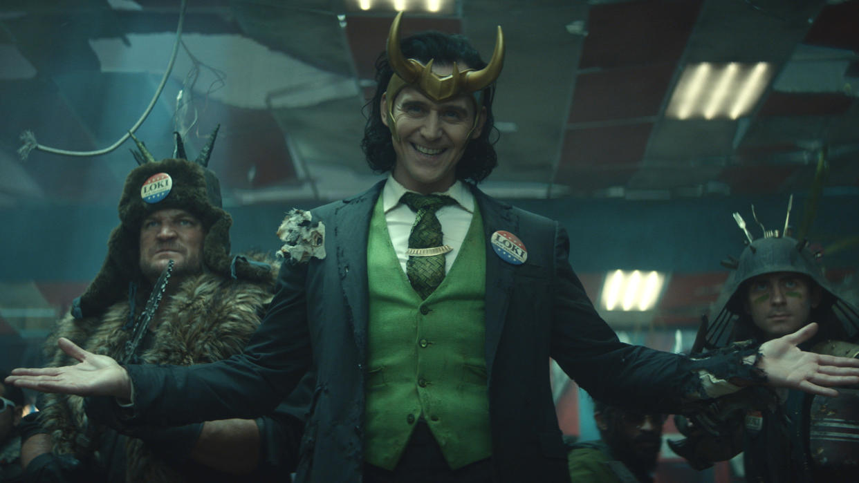 Tom Hiddleston takes centre stage as the titular Norse trickster in Marvel series 'Loki'. (Marvel/Disney)