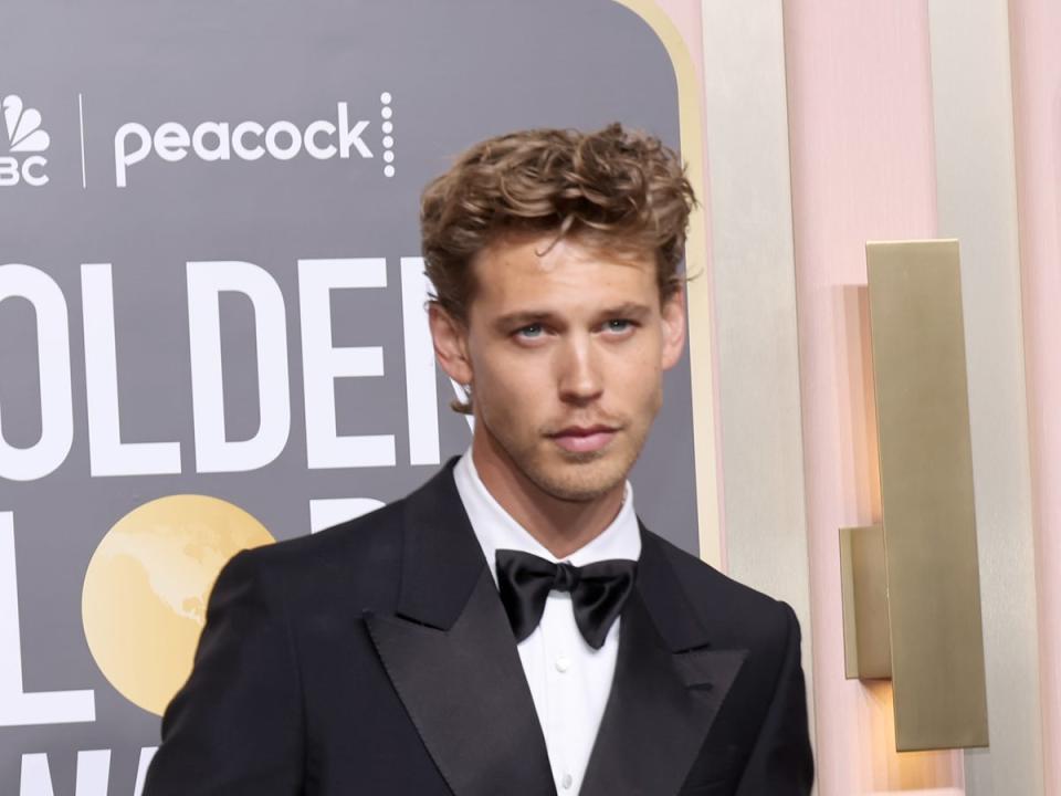 Austin Butler at the Golden Globe Awards (Getty Images)