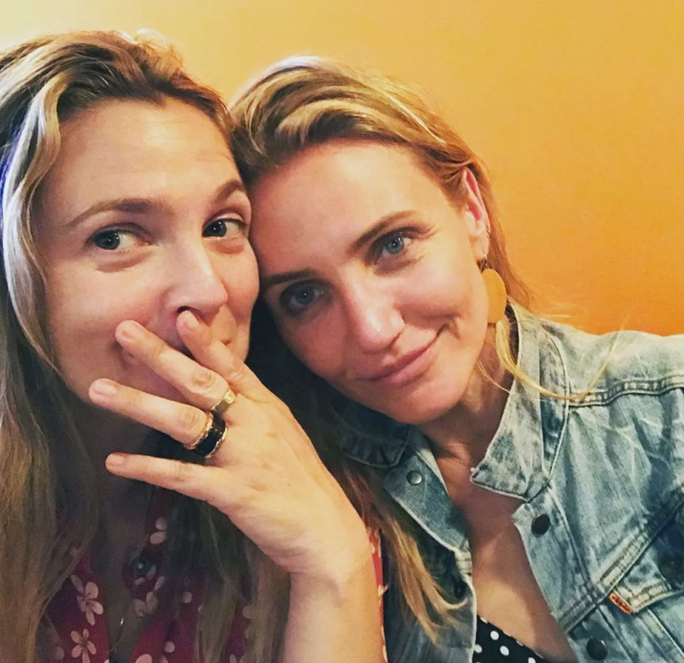 Diaz recalled how she gave Barrymore, 48, the ‘support she needed’ (Instagram/Drew Barrymore)