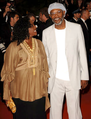 LaTanya Richardson and Samuel L. Jackson at the 2006 Cannes Film Festival premiere of 20th Century Fox's X-Men: The Last Stand