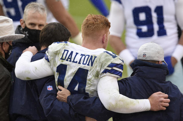 Cowboys vs. Washington score, takeaways: Andy Dalton knocked out