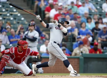 MLB: Cleveland Indians at Texas Rangers