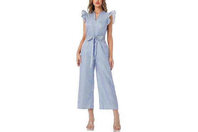 Adjustable Spaghetti Strap Jumpsuit with Pockets – Royal + Reese