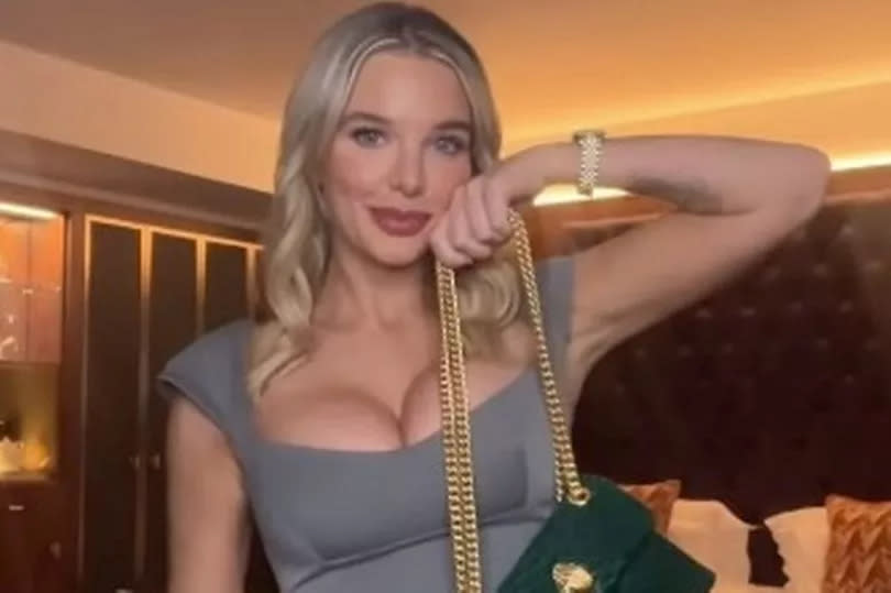 Helen Flanagan filmed herself getting ready for date night