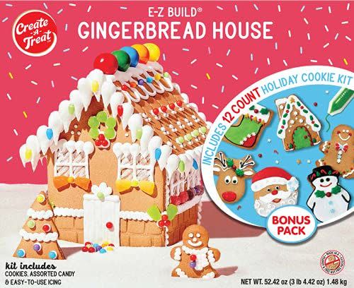 5) Gingerbread House and Holiday Cookie Decorating Kit