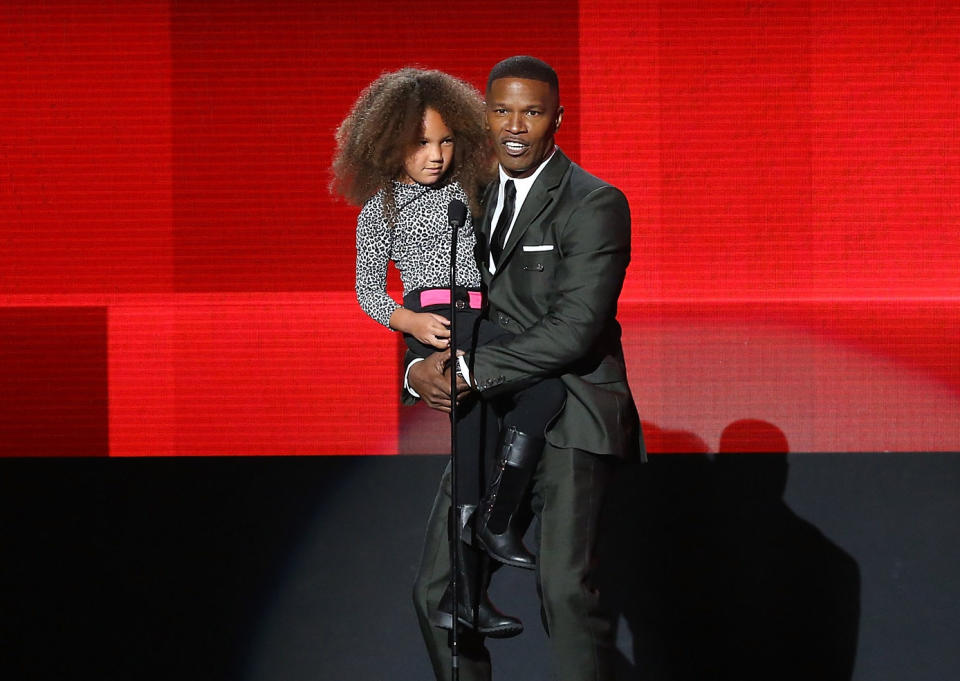 Anelise Bishop, Jamie Foxx in 2014. Image: Getty