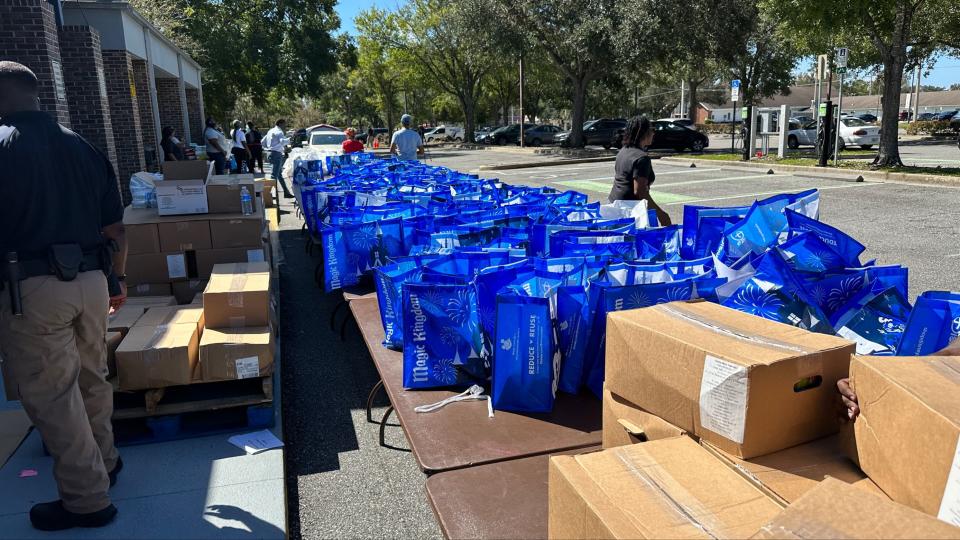 Orlando Commissioner Bakari Burns teamed up with the Central Florida Diaper Bank, Second Harvest Food Bank, Equal Ground, and OUC to pull together resources for the event.