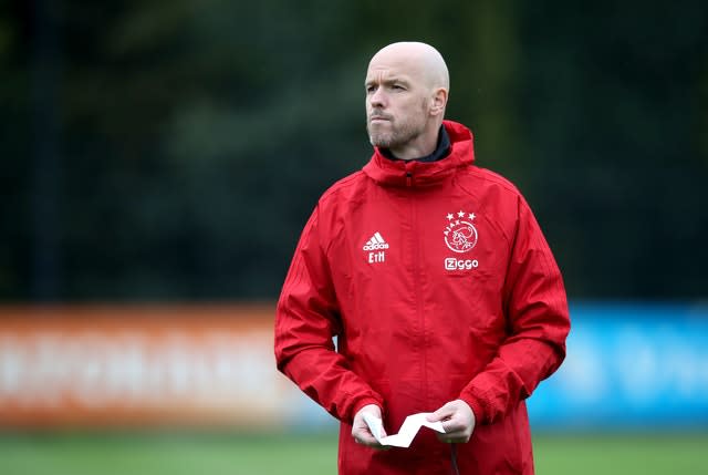 Erik Ten Hag guided Ajax to the Champions League semi-finals in 2018-19 (Adam Davy/PA).