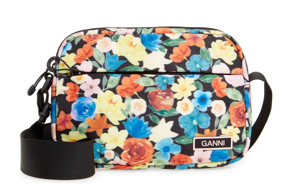 Floral camera bag