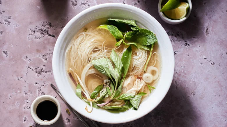 Crockpot chicken pho