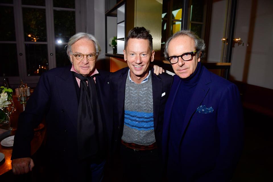 (l to r) Tod's President & CEO Diego Della Valle and GQ editor-in-chief Jim Nelson