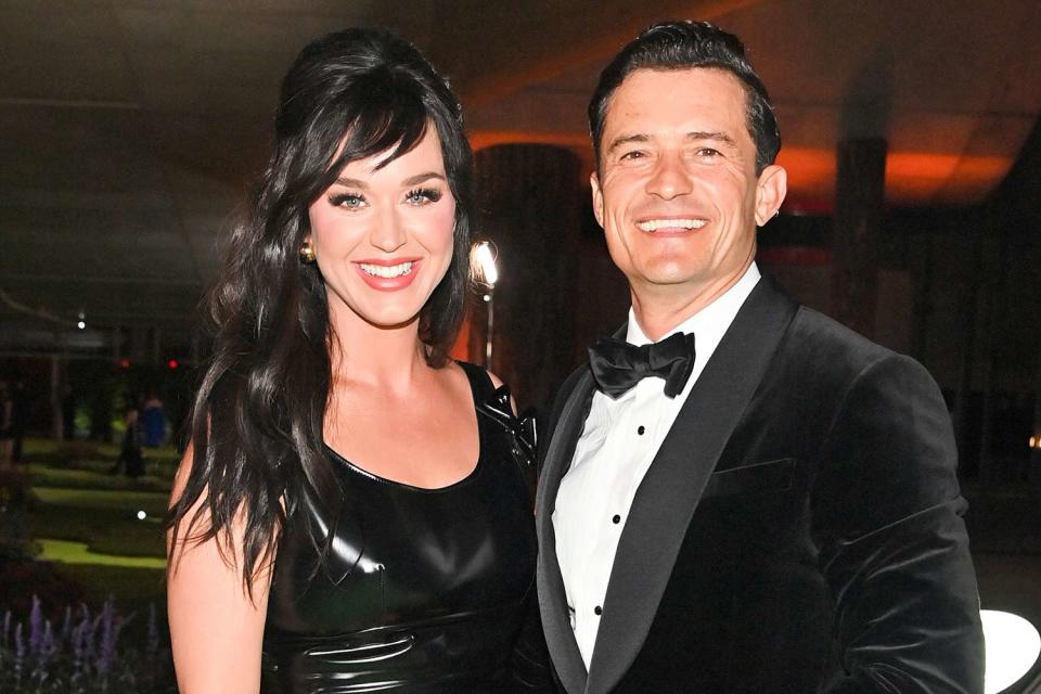 <p>Stefanie Keenan/Getty</p> Katy Perry and Orlando Bloom in Los Angeles in September 2021