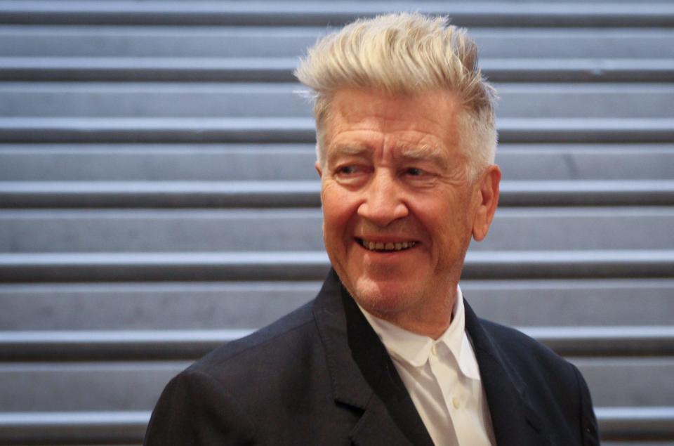 Artist and filmmaker David Lynch, shown in 2014 at his exhibit "The Unified Field" at the Pennsylvania Academy of the Fine Arts in Philadelphia.