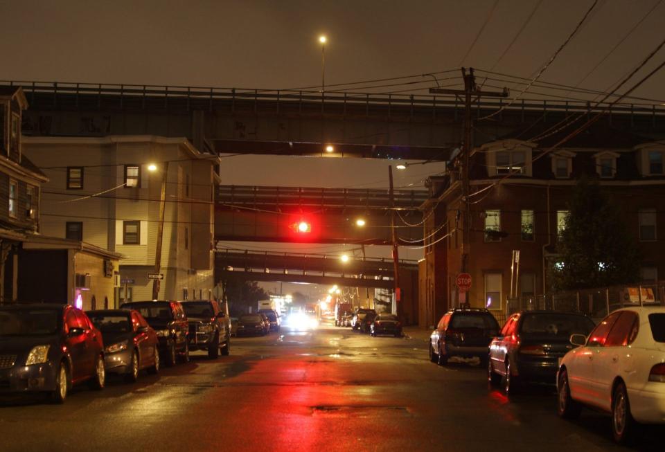 City street in the City of Chelsea, Massachusetts.