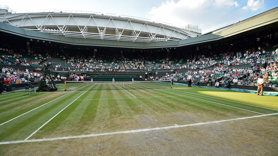 Wimbledon has always been played on natural grass. Pic: Getty