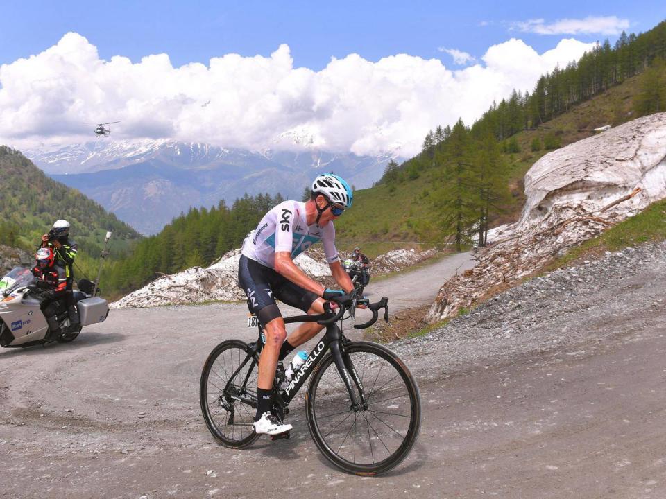 Froome launched his remarkable attack with 80km to go (Getty)