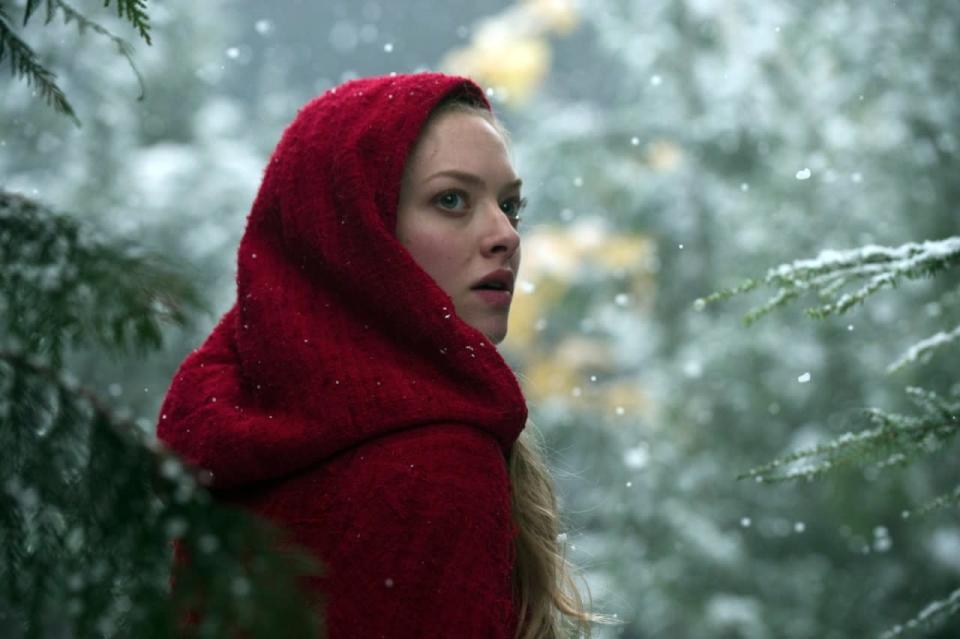 Amanda Seyfried as Little Red Riding Hood in the movie “Red Riding Hood.” 