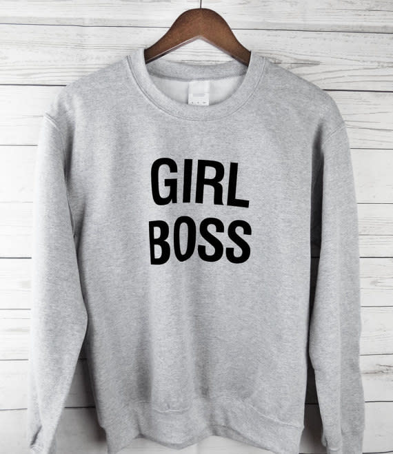 Because what woman wouldn’t want this sweatshirt? 