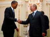 FILE PHOTO: U.S. President Obama meets with Russia's PM Putin in Moscow