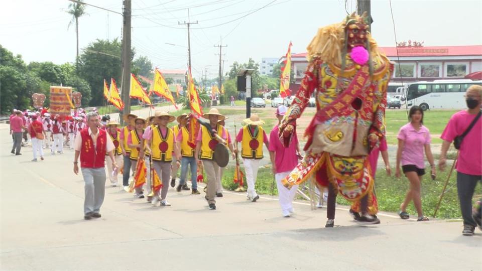 泰國南瑤媽祖宮遶境　台灣13座宮廟與台僑齊聚