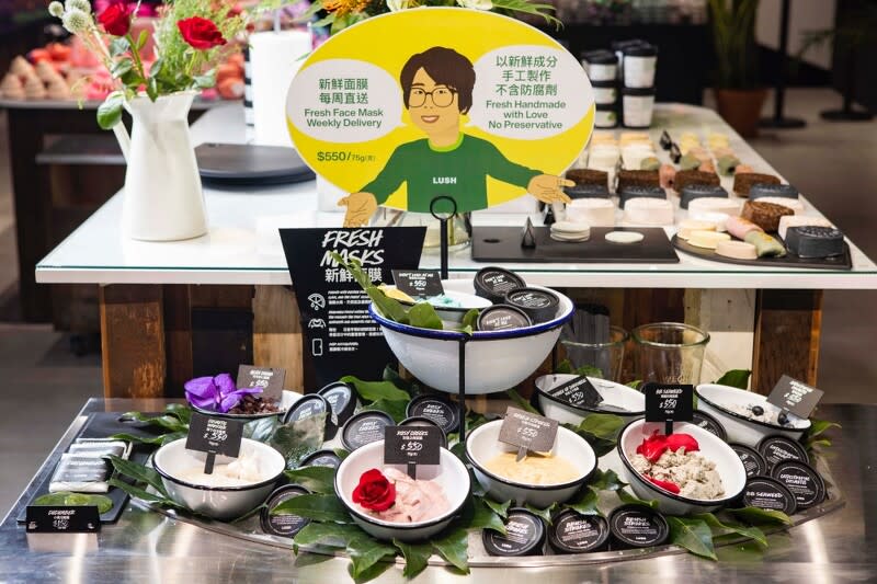 Lush信義店以「XINYI GOT FRESH」作為開幕精神指標