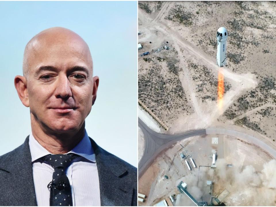 Jeff Bezos, founder of Blue Origin