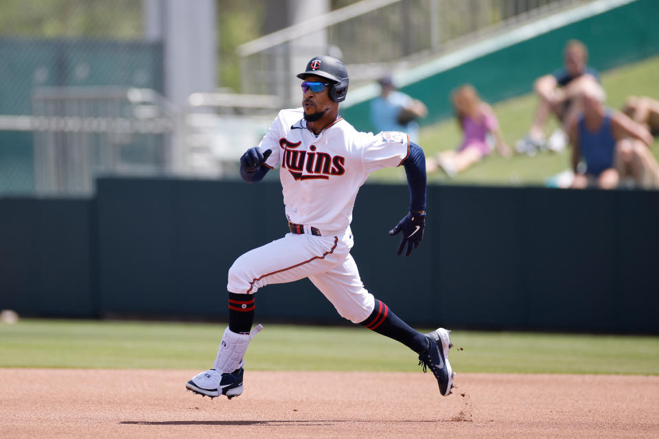 Minnesota Twins outfielder Byron Buxton (25) has some solid stolen base betting odds