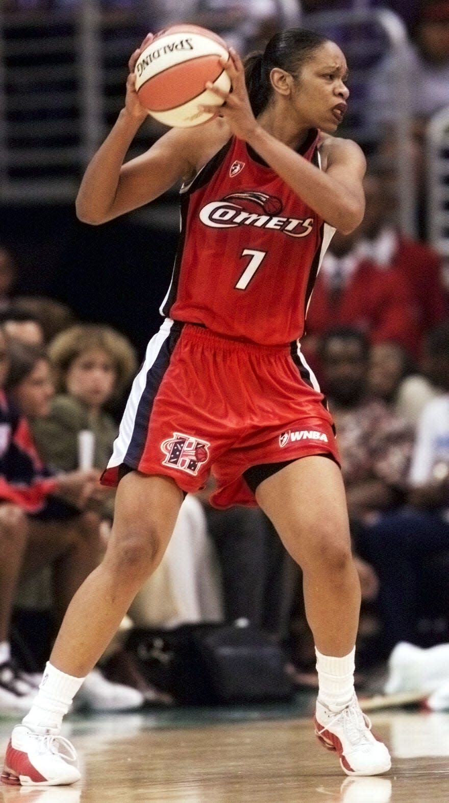 Forward Tina Thompson was one of the stars of the Houston Comets.