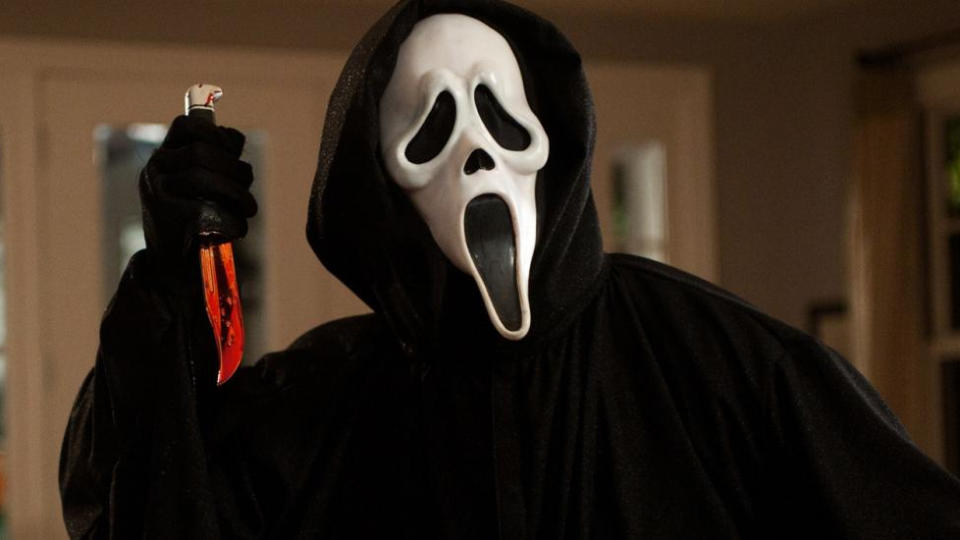 The masked Ghostface Killer first appeared in 1996 slasher movie 'Scream'. (Credit: Dimension Films)