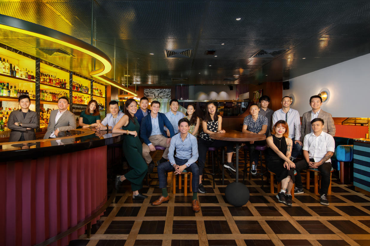 The team at Singapore's Jigger & Pony, named the top bar in Asia of 2020 by Asia's 50 Best Bars, an industry bar ranking. (Photo: Asia's 50 Best Bars)