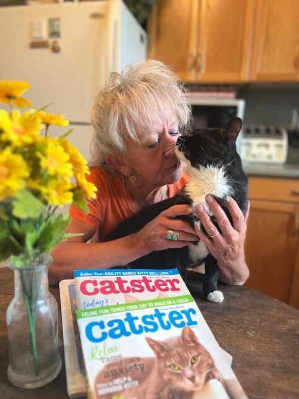 Sandi Fettes, a cat lover and animal advocate, reached out to a Canadian charity for help in getting Corbin home to his family in Nova Scotia.