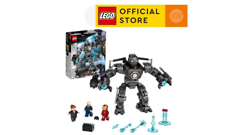 A photo of Lego Marvel 76190 Iron Man: Iron Monger Mayhem (479 Pieces). 