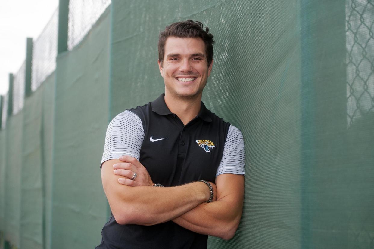 Career switch: Josh Lambo used to play as a goalkeeper for USA under-17s