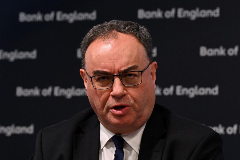 Andrew Bailey, governor of the Bank of England (Justin Tallis/PA) (PA Wire)