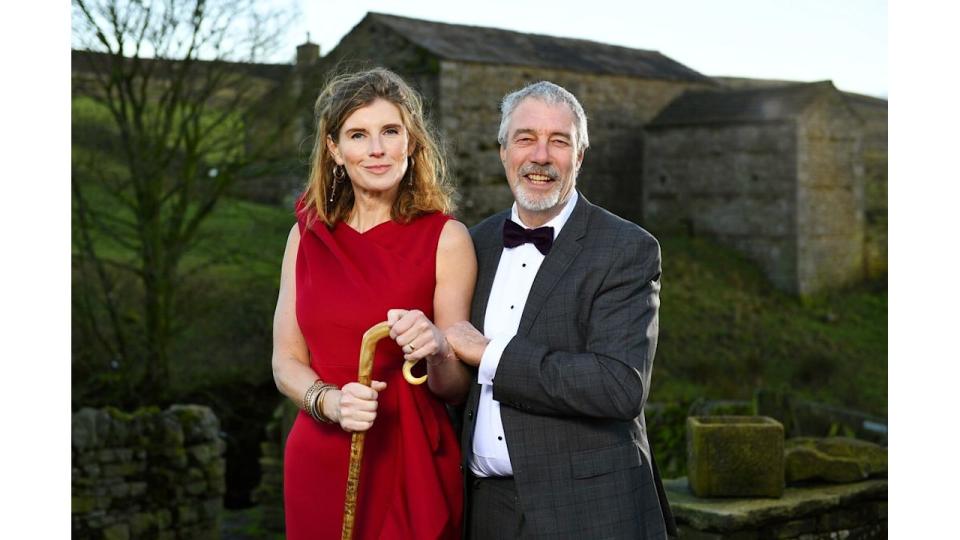 Yorkshire Shepherdess Amanda Owen with ex-husband Clive