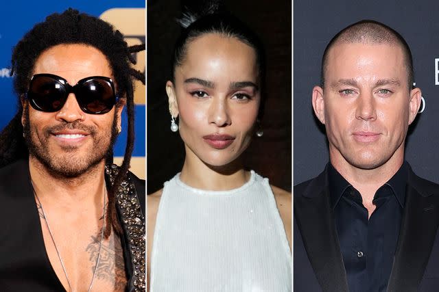 <p>Presley Ann/Getty Images; Ilya S. Savenok/Getty Images; Paul Morigi/Getty Images</p> Tatum got engaged to Kravitz's daughter Zoë Kravitz last year