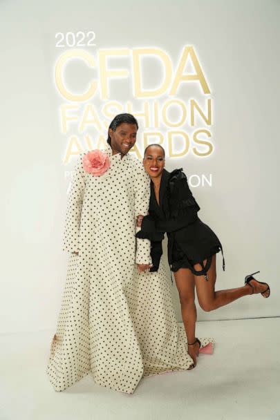 PHOTO: Law Roach and Kerry Washington attend 2022 CFDA Fashion Awards at Cipriani South Street, Nov. 7, 2022, in New York City. (Sean Zanni/Patrick McMullan via Getty Image)