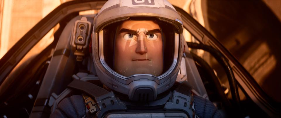 Chris Evans voices the title character of "Lightyear."