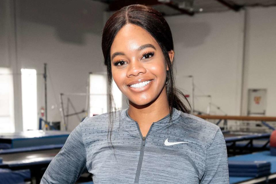 <p>Rich Polk/Getty</p> Gabby Douglas